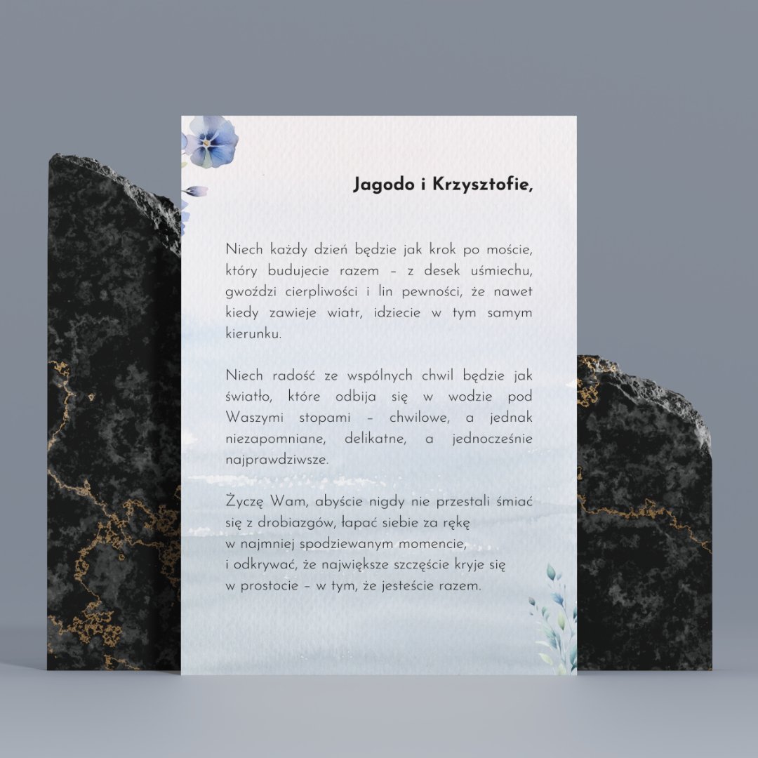 Kartka personalizowana z Twoim zdjęciem – akwarela - obrazek 4